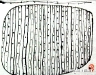 Tuvshinbayar M - Space seen I - Ink on paper - 20x23 cm
